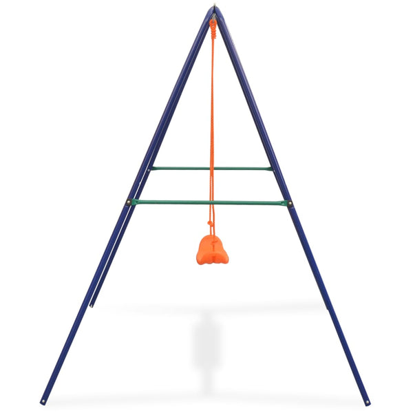 Orange freestanding swing
