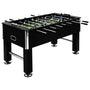 Steel table football 60 kg 140x74.5x87.5 cm black