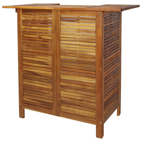 Mesa de bar 110x50x105 cm madeira de acácia maciça