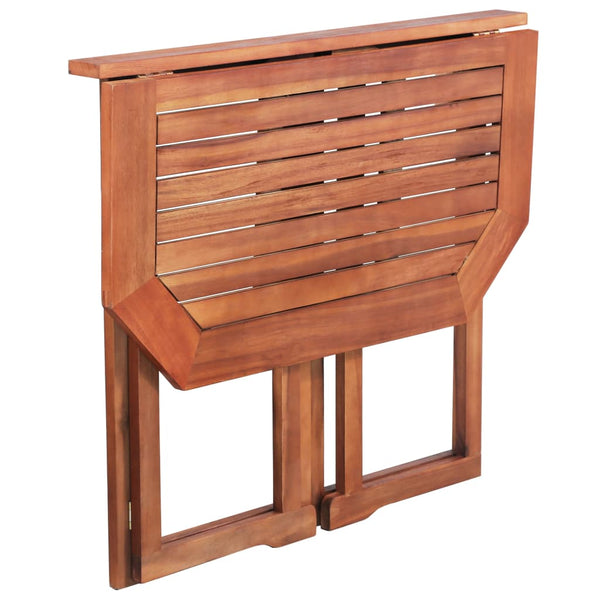 Mesa de bistrô 90x50x75 cm madeira de acácia maciça