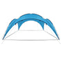 Arched party tent 450x450x265 cm light blue