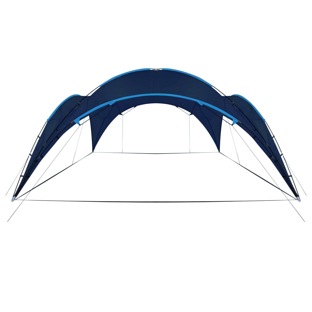 Carpa para fiestas con arco 450x450x265 cm azul oscuro