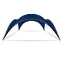 Tenda para festas arqueada 450x450x265 cm azul-escuro