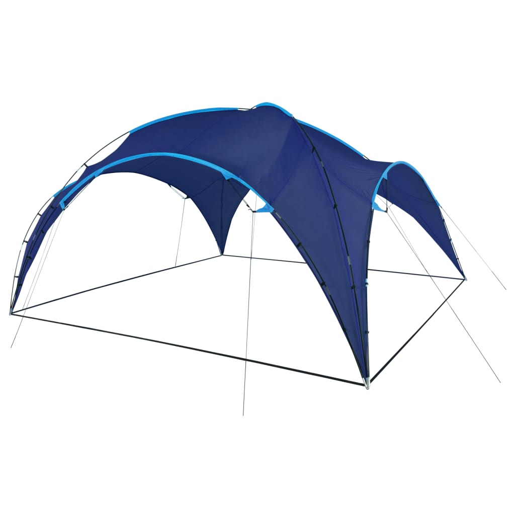 Carpa para fiestas con arco 450x450x265 cm azul oscuro