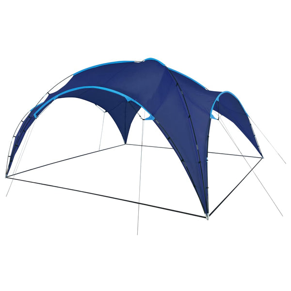 Tenda para festas arqueada 450x450x265 cm azul-escuro