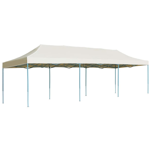 Tenda para festas pop-up dobrável 3x9 m creme