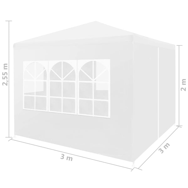 Tenda para festas 3x3 m branco