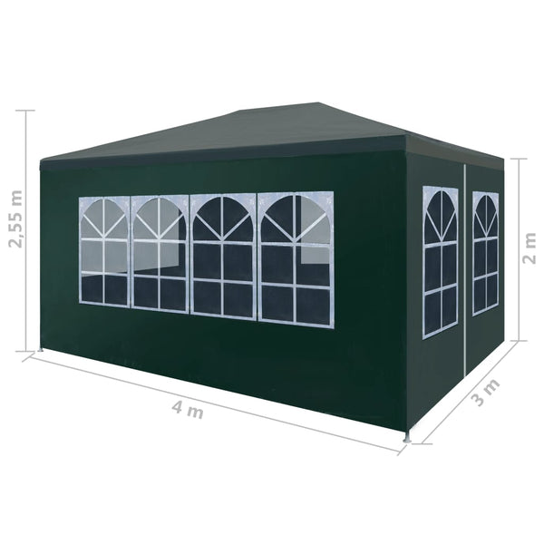 Tenda para festas 3x4 m verde