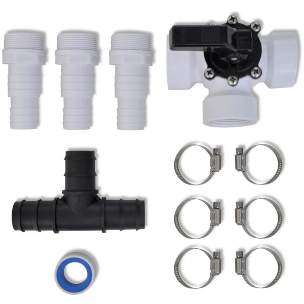 Bypass kit for solar pool heater