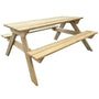 Mesa de piquenique 150x135x71,5 cm madeira