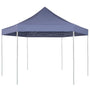 Tenda festas pop-up dobrável hexagonal azul escuro 3,6x3,1 m