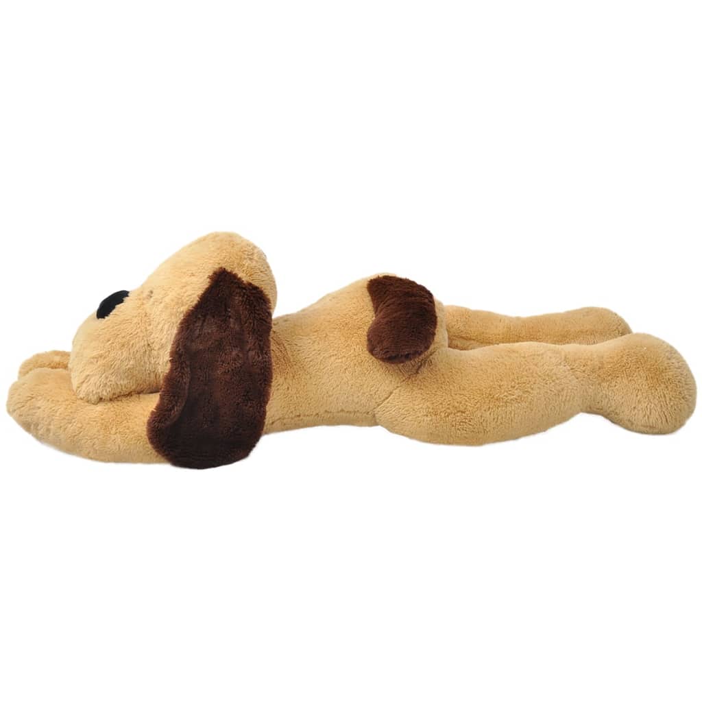 Cão de peluche castanho 160 cm