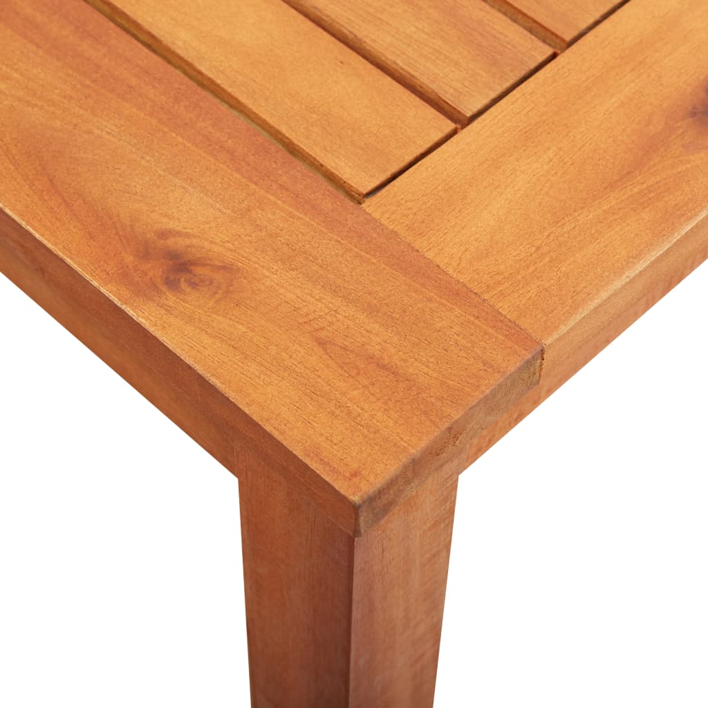 Mesa de jardim 150x90x74 cm madeira de acácia maciça