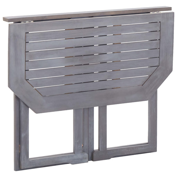 Mesa de varanda dobrável 90x50x74 cm madeira de acácia maciça