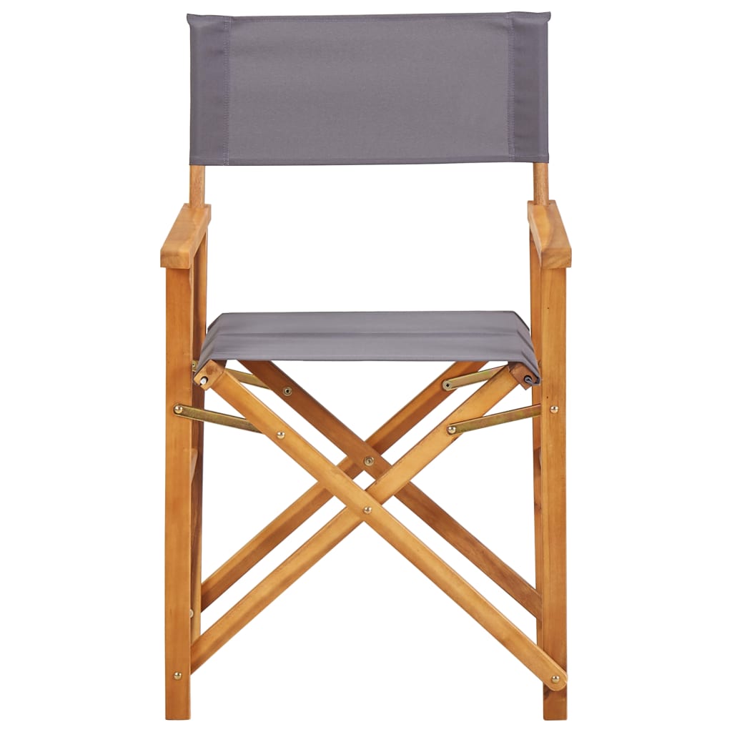 Cadeira de realizador madeira de acácia sólida