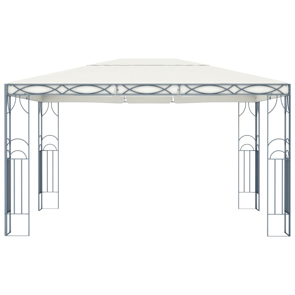 Gazebo 400x300 cm cor creme