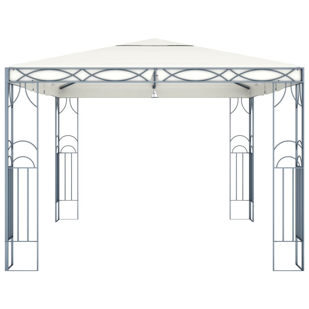 Gazebo 400x300 cm cor creme