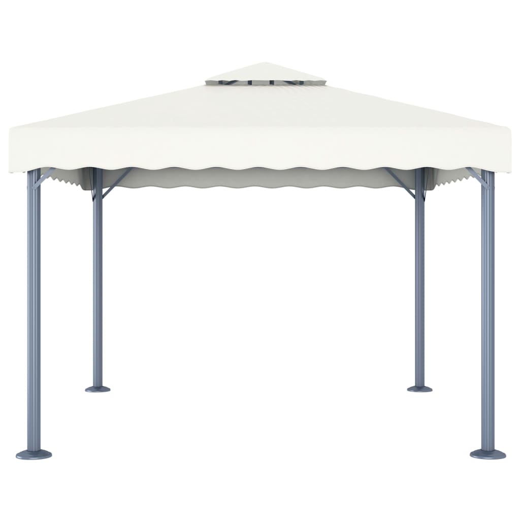 Gazebo 300x300 cm alumínio creme