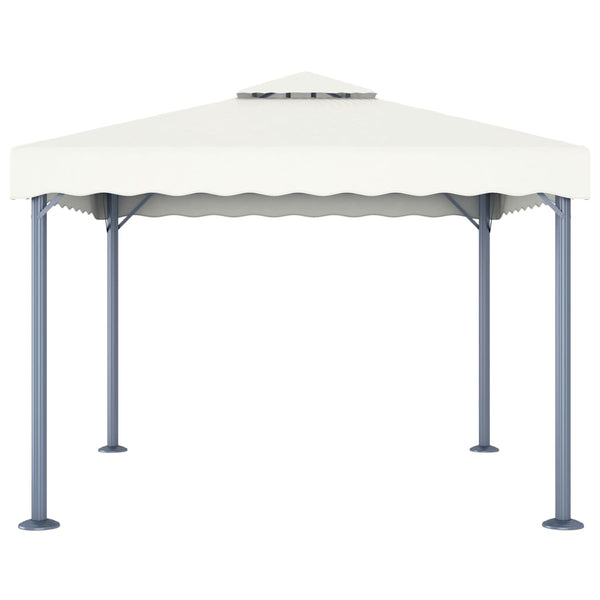 Gazebo 300x300 cm alumínio creme