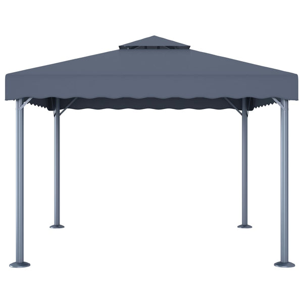 Gazebo 300x300 cm alumínio antracite