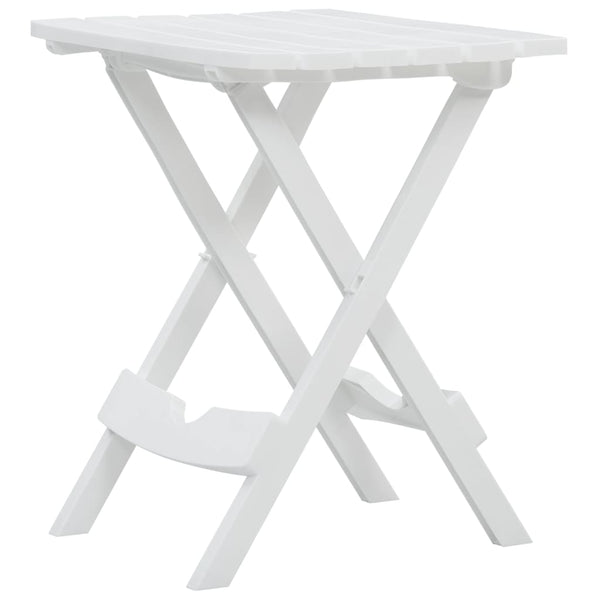 Mesa de jardim dobrável 45,5x38,5x50 cm branco