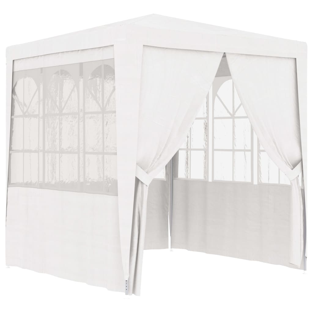 Tenda festas com paredes laterais 2x2m 90g/m² branco