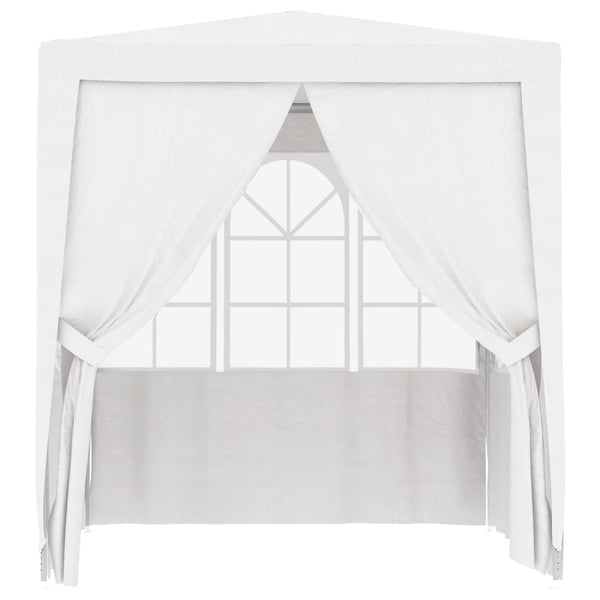 Tenda festas com paredes laterais 2x2m 90g/m² branco