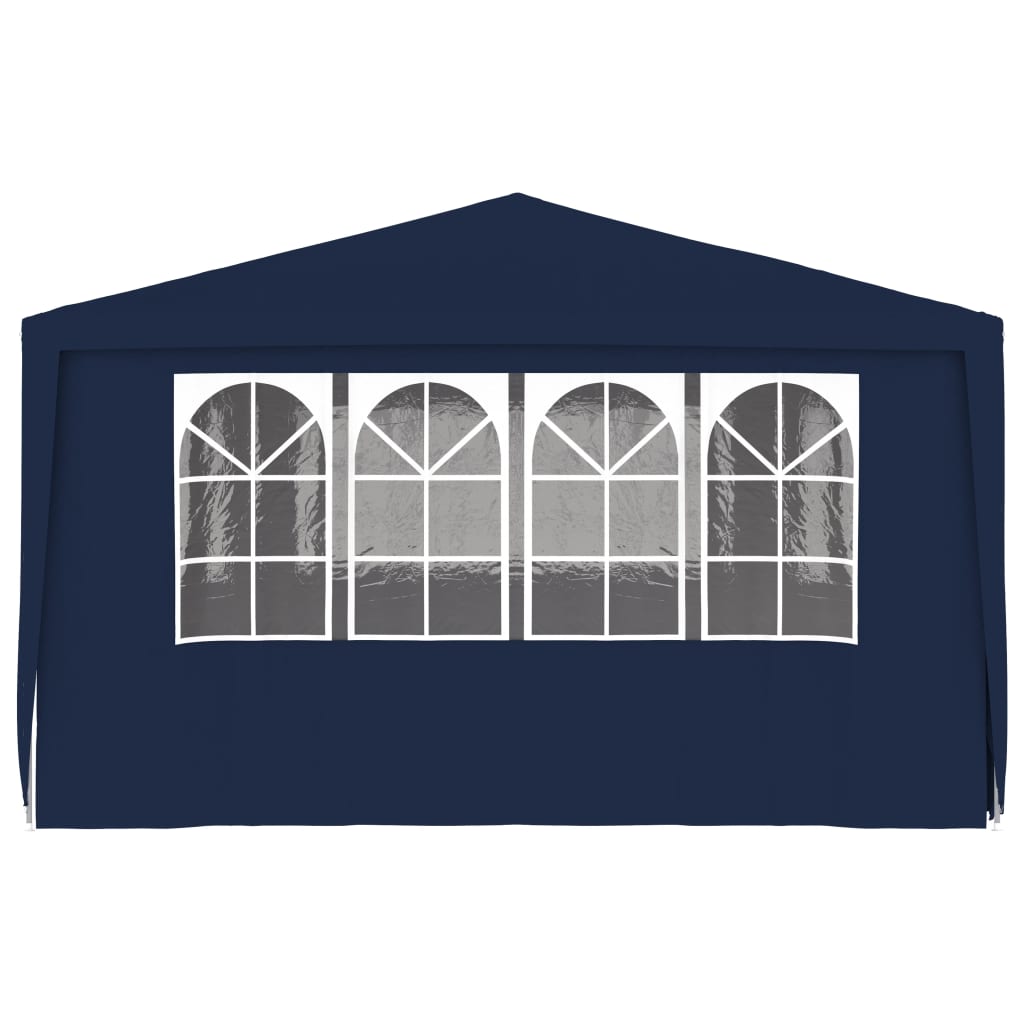 Tenda festas profissional c/ paredes laterais 4x6m 90g/m² azul