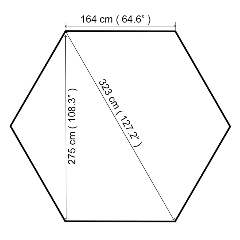 Gazebo de jardim 323x275x265 cm antracite