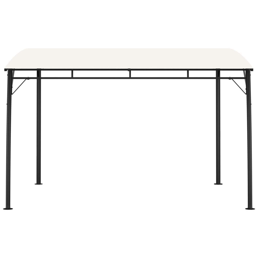 Toldo para-sol de jardim 3x3x2,55 m cor creme