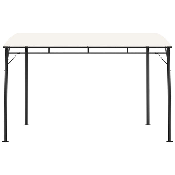 Toldo para-sol de jardim 3x3x2,55 m cor creme