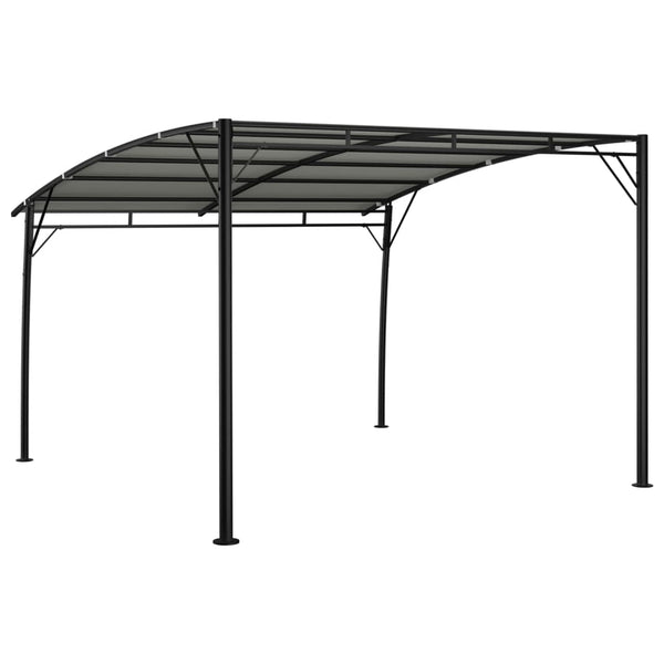 Toldo para-sol de jardim 3x3x2,55 m cor creme