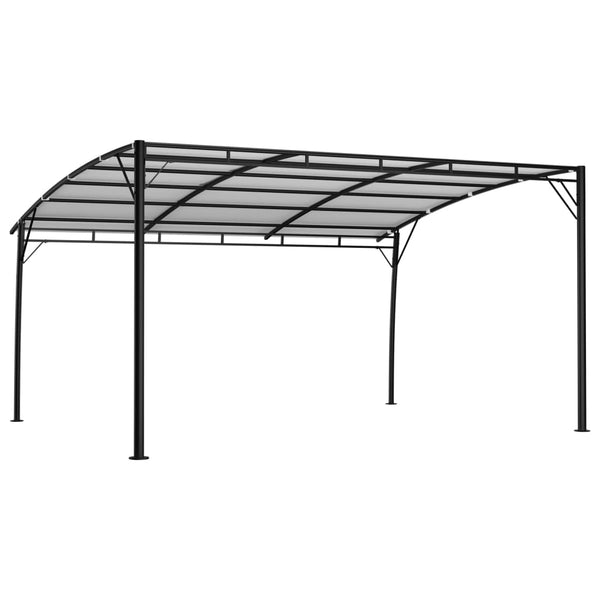 Toldo para-sol de jardim 4x3x2,55 m cor creme