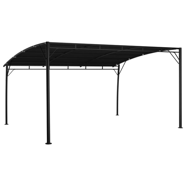 Toldo para-sol de jardim 4x3x2,55 m antracite