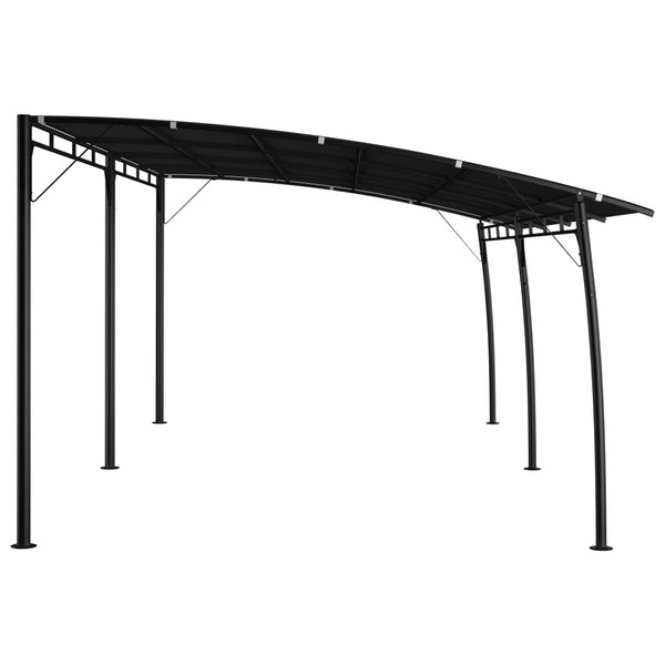 Toldo para-sol de jardim 6x3x2,55 m antracite