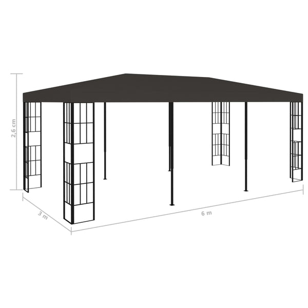 Tenda 3x6 m antracite