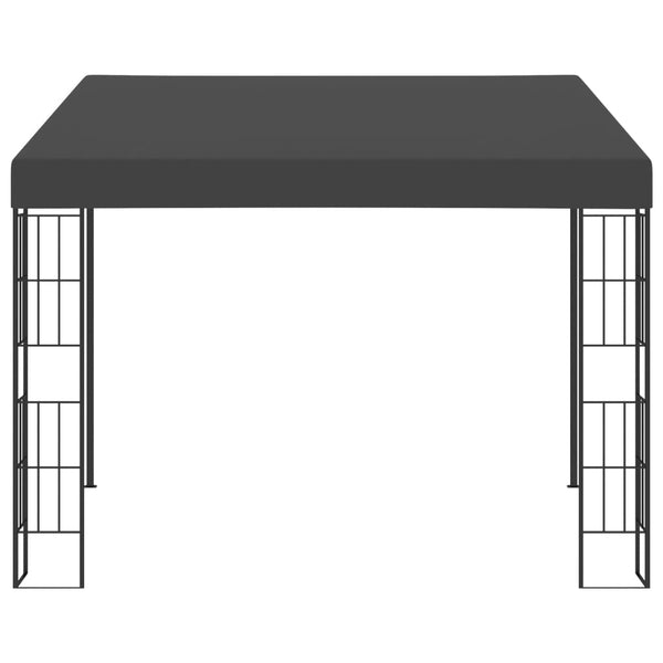 Gazebo de montagem na parede 3x3 m tecido antracite