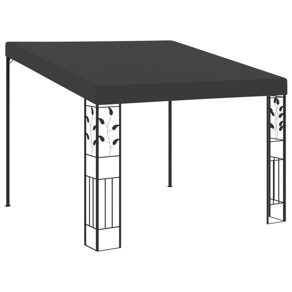 Gazebo de parede 3x3x2,5 m antracite