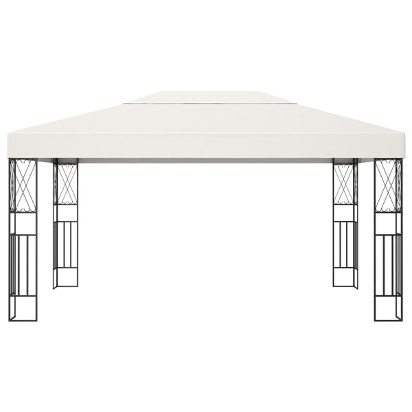 Gazebo 3x4 m tecido creme