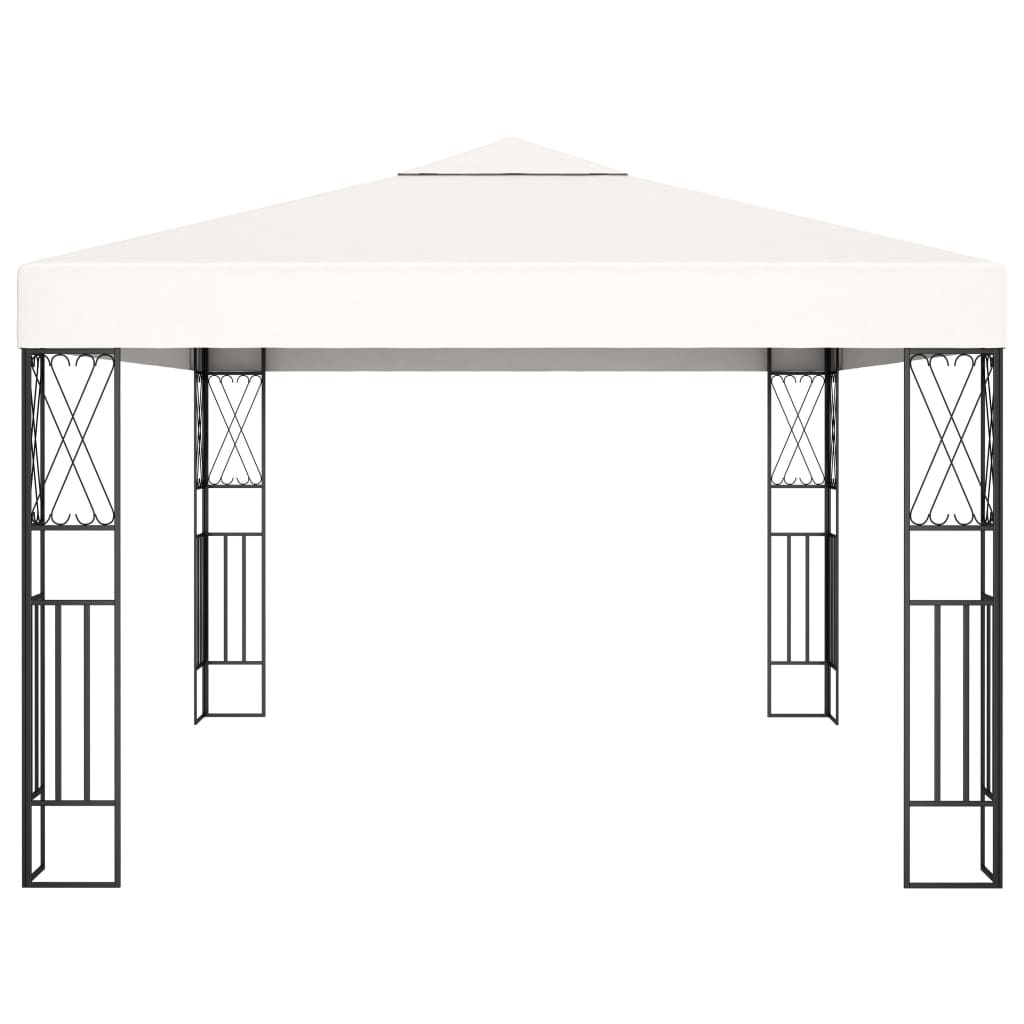 Gazebo 3x4 m tecido creme