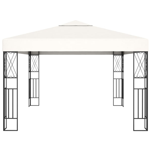 Gazebo 3x4 m tecido creme