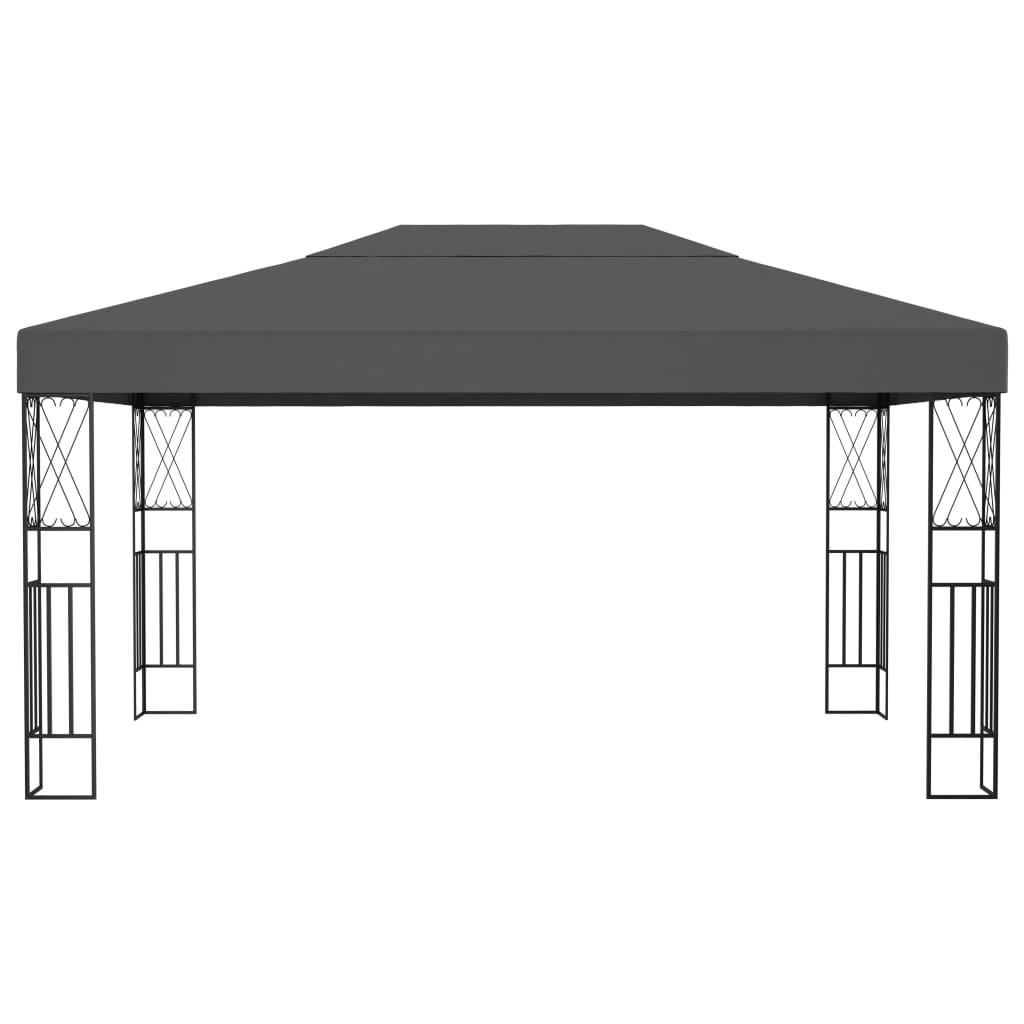 Gazebo 3x4 m tecido antracite