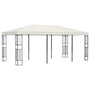 Gazebo 3x6 m tecido cor creme