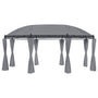 Gazebo com cortinas 520x349x255 cm antracite