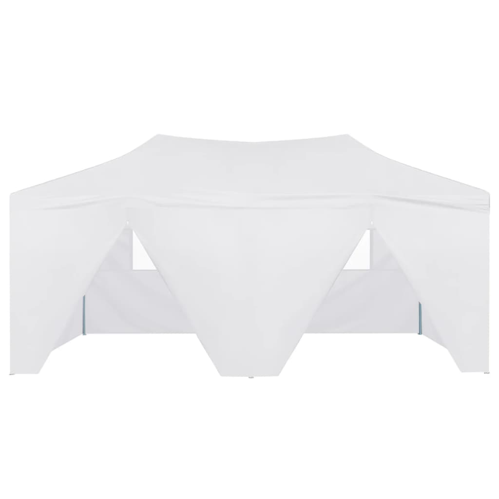 Tenda dobrável profissional festas 4 paredes 3x6m aço branco