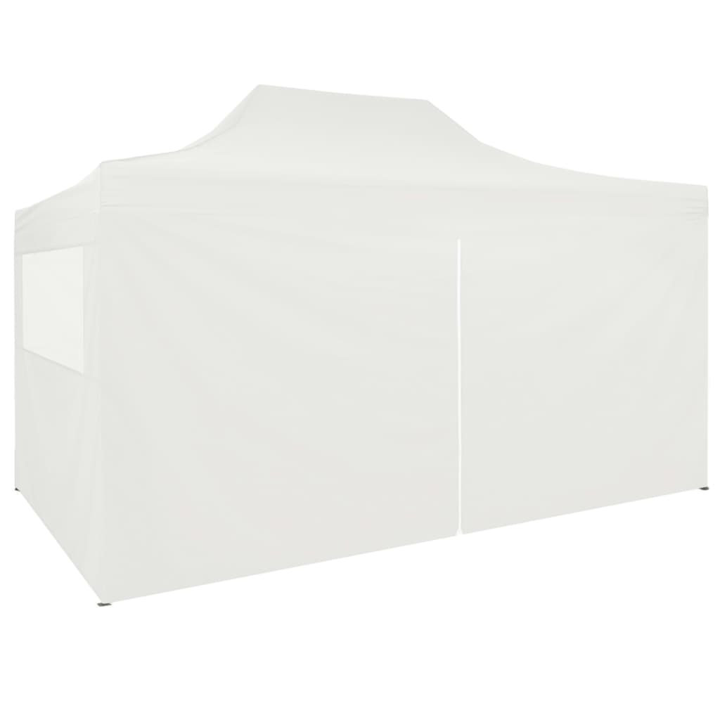 Tenda para festas dobrável c/ 4 paredes laterais 3x4,5 m branco