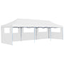 Tenda para festas pop-up dobrável c/ 5 paredes 3x9 m branco