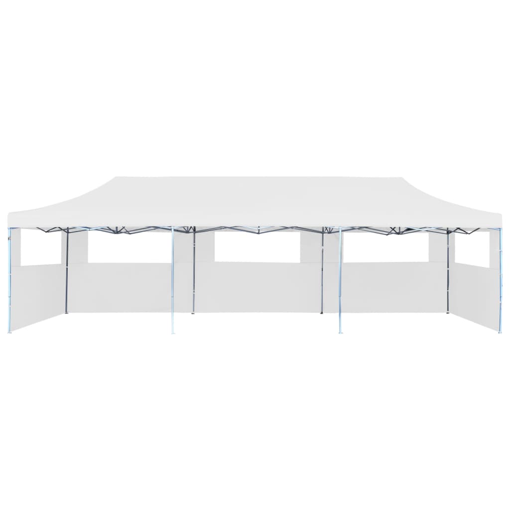 Tenda para festas pop-up dobrável c/ 5 paredes 3x9 m branco