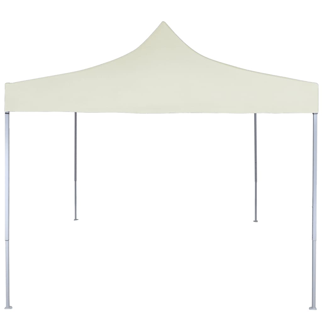 Tenda dobrável profissional para festas 2x2 m aço creme