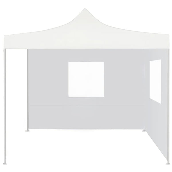 Tenda dobrável profissional festas 2 paredes 2x2m aço branco